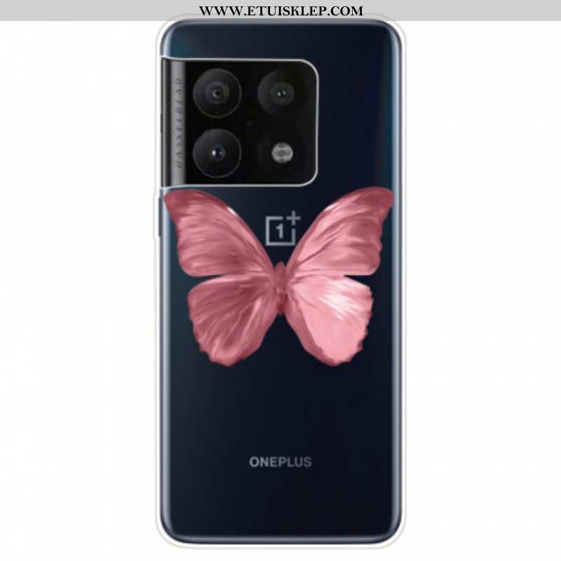 Futerały do OnePlus 10 Pro 5G Różowy Wąż Motylkowy